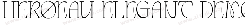 HEROEAU ELEGANT DEMO字体转换